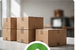 Boxes ready for business delivery