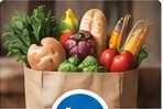 Groceries ready for delivery